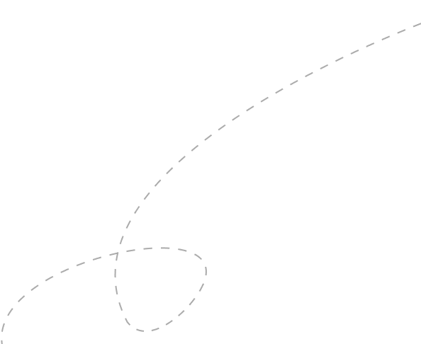 Ligne pointillée grise